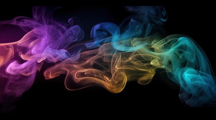 Obraz premium Artistic Smoke Colors Backgrounds.Generative AI