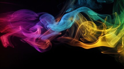 Obraz premium Artistic Smoke Colors Backgrounds.Generative AI