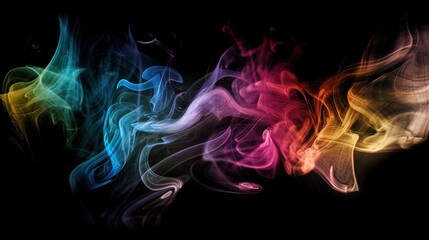 Obraz premium Artistic Smoke Colors Backgrounds.Generative AI