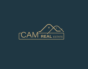 CAM Real Estate and Consultants Logo Design Vectors images. Luxury Real Estate Logo Design