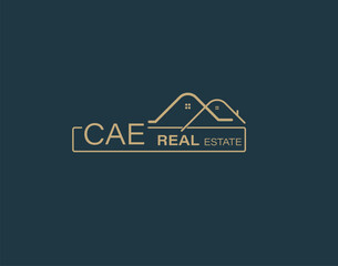 CAE Real Estate and Consultants Logo Design Vectors images. Luxury Real Estate Logo Design