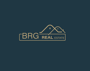 BRG Real Estate and Consultants Logo Design Vectors images. Luxury Real Estate Logo Design