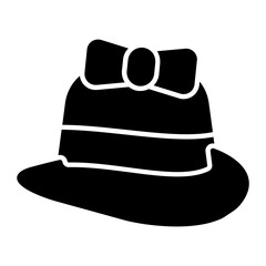 Hat Glyph Icon