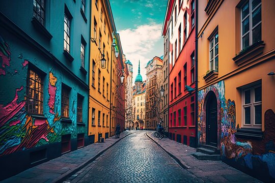 Charming Townscapes, generative AI