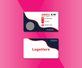 creative modern name card and business card, modern business card design, Creative and modern business card template .