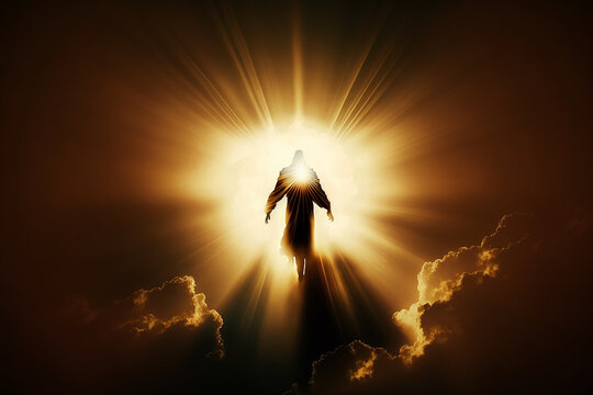 ressurreição de cristo luz do céu 