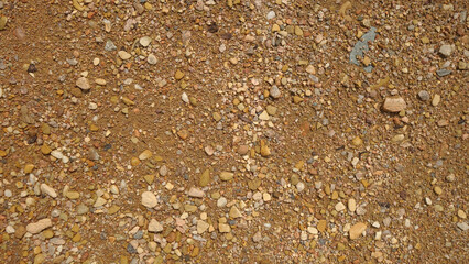 ground with stones and pebbles 