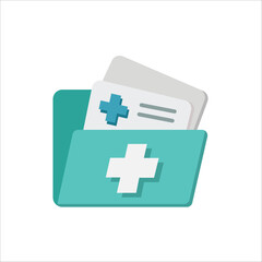 medical report icon design vector template