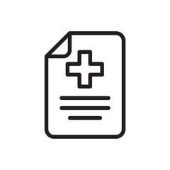 medical recipe icon design vector template