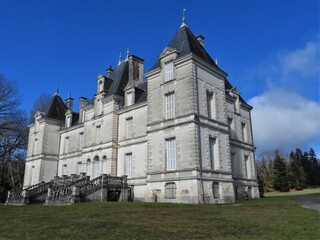 Fototapeta na wymiar Château de Chauffaille à Coussac bonneval (Haute Vienne .