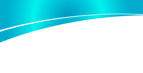 Turquoise wave background. For wallpaper, cover, web banner, poster, placard and vivid presentation. Wave design background for business card, voucher template, text message and flyer. Elegant vector