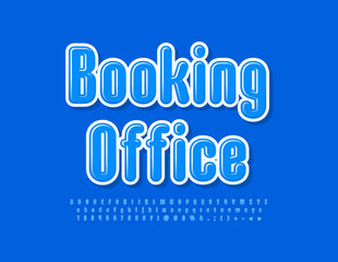 Vector natural concept Bamboo Grove with Green Alphabet Letters, Numbers and Symbols. Modern bright Font