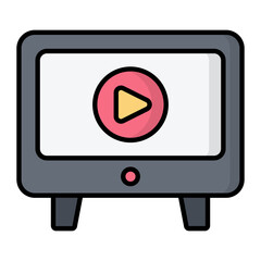 Electronics Line Color Icon