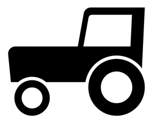 Symbol von einem Trecker mit der Fahrtrichtung links	