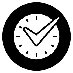 time management glyph icon