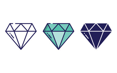 diamond vector icon