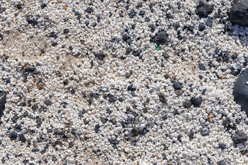 Popcorn beach near Corralejo on the island of Fuerteventura