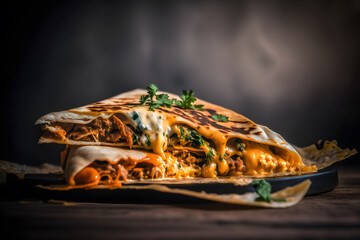 Cheesy quesadilla - AI technology