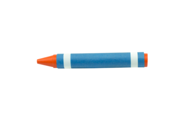 Orange Crayon Wax Pencil
