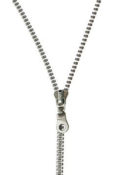 zipper isolated