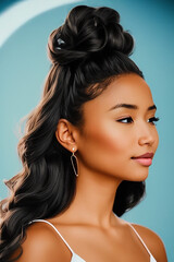 Fototapeta premium black Women's Portraits: Celebrating Culture and Ethnicity