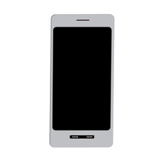 Wireless touch mobile phone as a mockup.