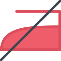 design vector image icons clothes don't iron