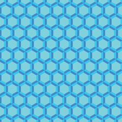 seamless pattern with hexagons
