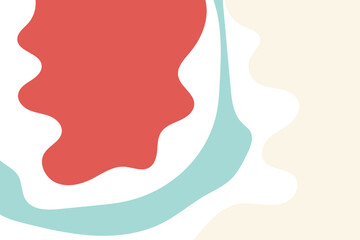 Abstract shapes, hand-drawn background. Vector illustration.	