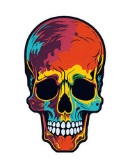 Obraz premium human skull