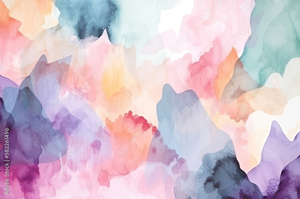 Poster watercolor asserts its boundless potential as a medium that dances across the canvas with each brush