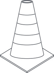 traffic cone icon