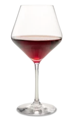 Foto op Canvas Goblet glass of red wine, glass for aged wine © framarzo