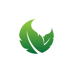 Nature leaf logo design inspiration