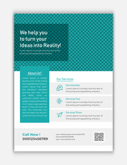 Professional corporate business flyer design