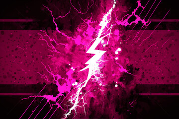 Bright pink abstract grunge background. AI generated image