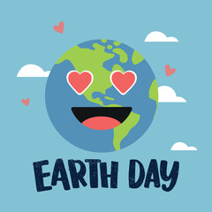 Earth Day, April 22, graphic illustration banner. Earth Day vector illustration. eps-vector. Illustration of the planet earth.