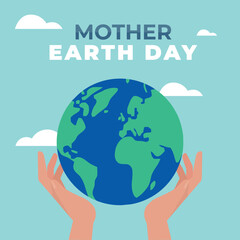 Earth Day, April 22, graphic illustration banner. Earth Day vector illustration. eps-vector. Illustration of the planet earth.