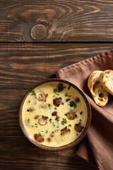 Creamy mushroom soup