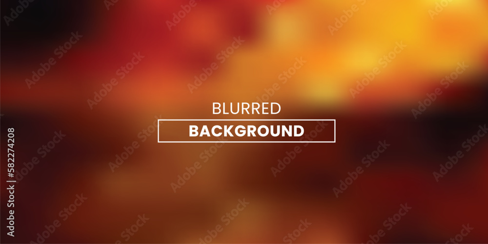 Poster blurred yellow background. gradient mesh colored blurred backgrounds in vector illustration.