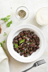 Garlic butter steak bites
