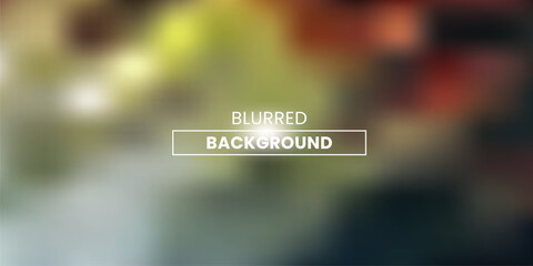 Blurred green background. Gradient mesh colored blurred backgrounds in vector illustration.