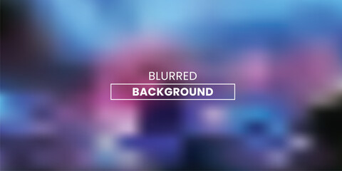 Blurred blue background. Gradient mesh colored blurred backgrounds in vector illustration.