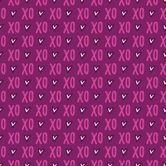 Valentine's Day Love Seamless Pattern - Festive Valentine theme repeating pattern design