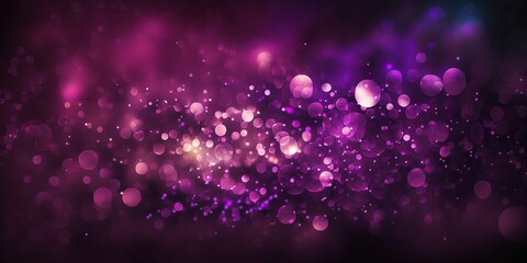 arri&egrave;re plan violet, &eacute;tincelant, rempli de lumi&egrave;re brillantes, avec effet bokeh, ia g&eacute;n&eacute;rative 3