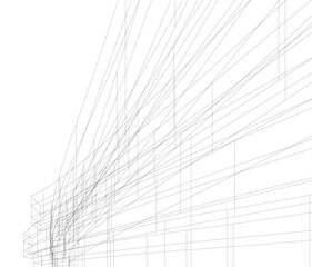 abstract geometric 3d background vector illustration