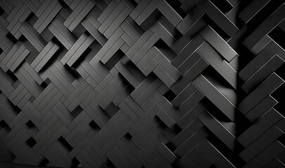  a black background with a pattern of squares and rectangles in the center of the image, with a black background with a pattern of rectangles and rectangles in the middle.  generative ai