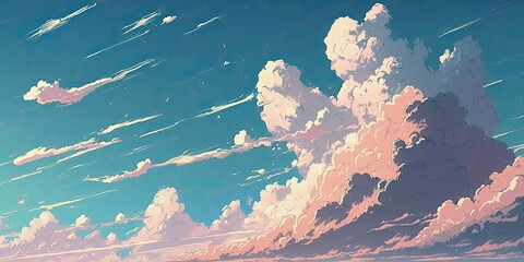 Anime Cloudscape,  generative ai