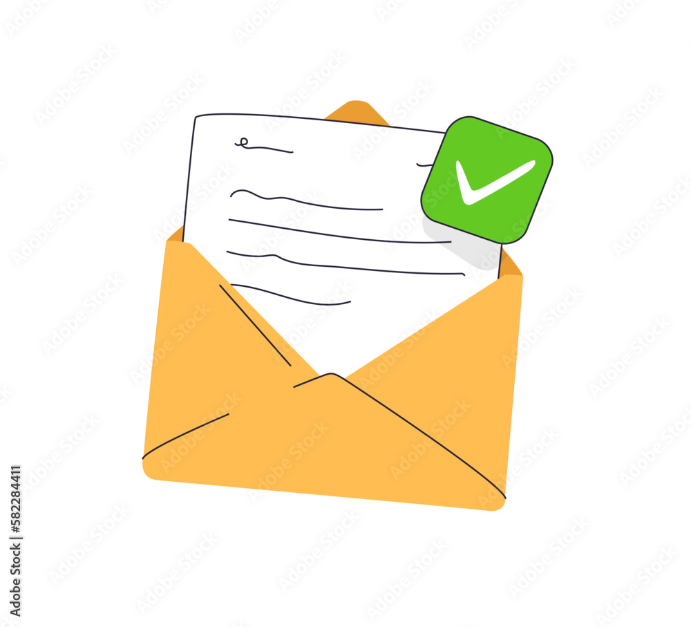 Poster inbox mail concept. new message notification, letter in online envelope. newsletter in mailbox. e-ma
