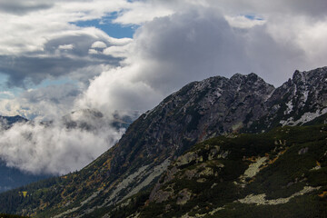 Obraz premium Domogled-Valea Cernei National park hiking views. Romania National park with nice views and a beautiful landscape